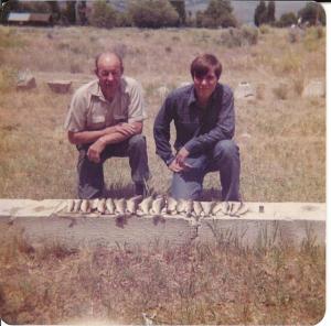 Ray on the left and son Dan on the right.